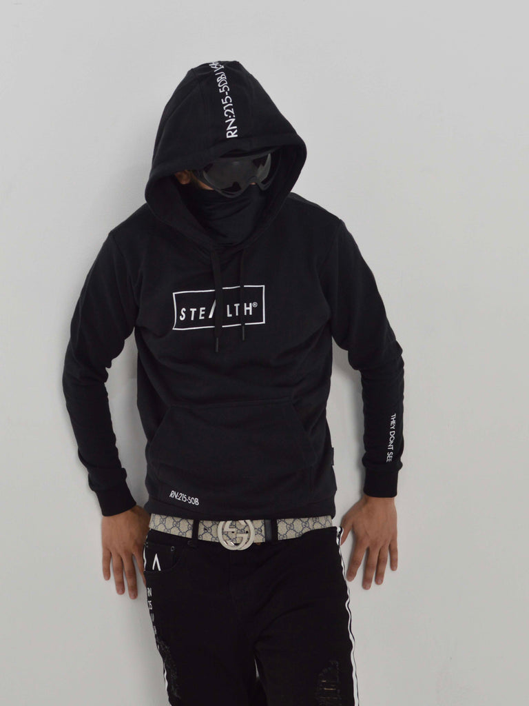 Facemask Hoody (Black)