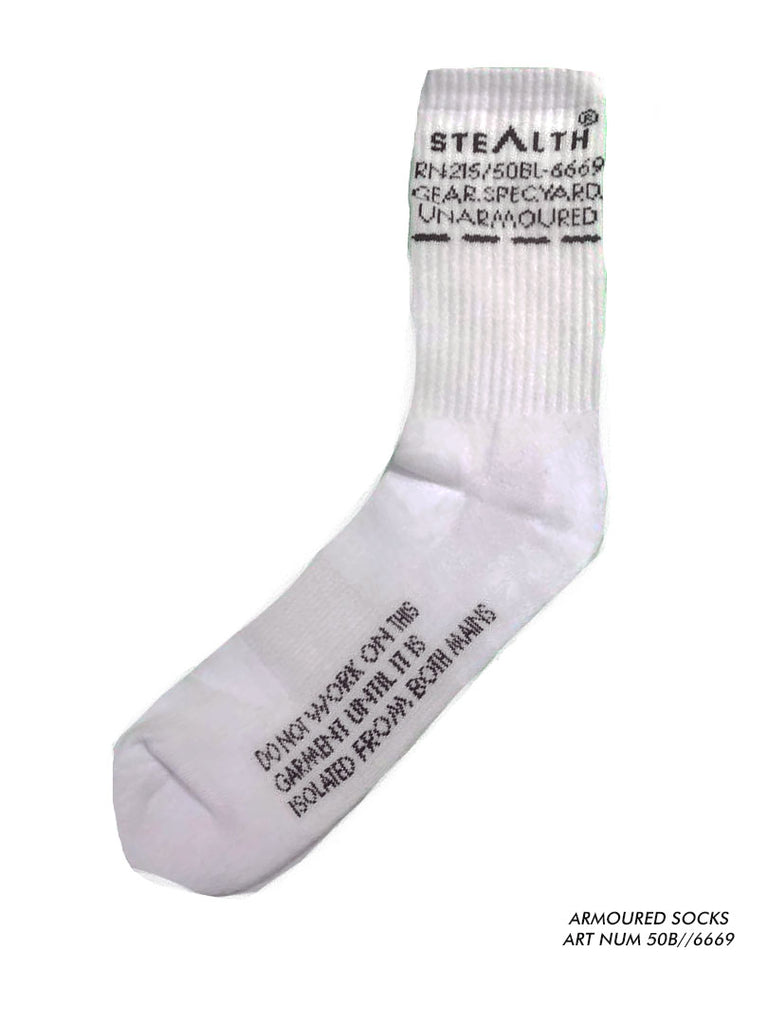 Unarmored Socks (White)