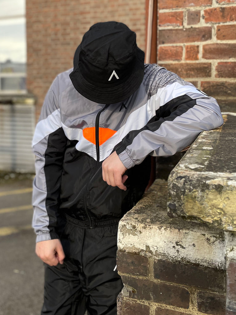 Mclarren Tracksuit (Black/White/Orange)