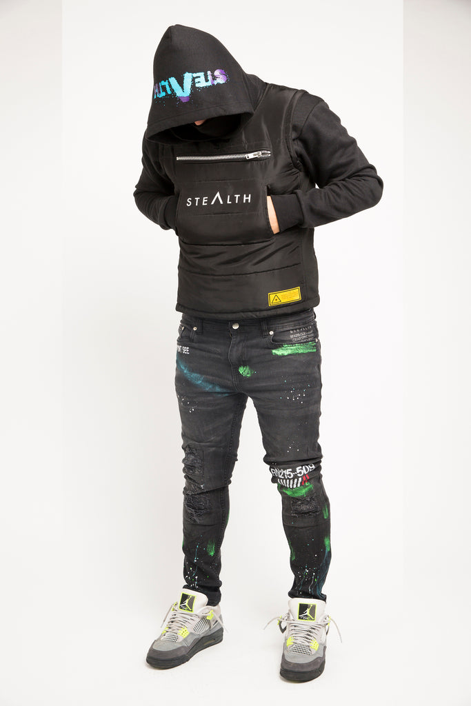 Antidote Denim (Black/Lime)