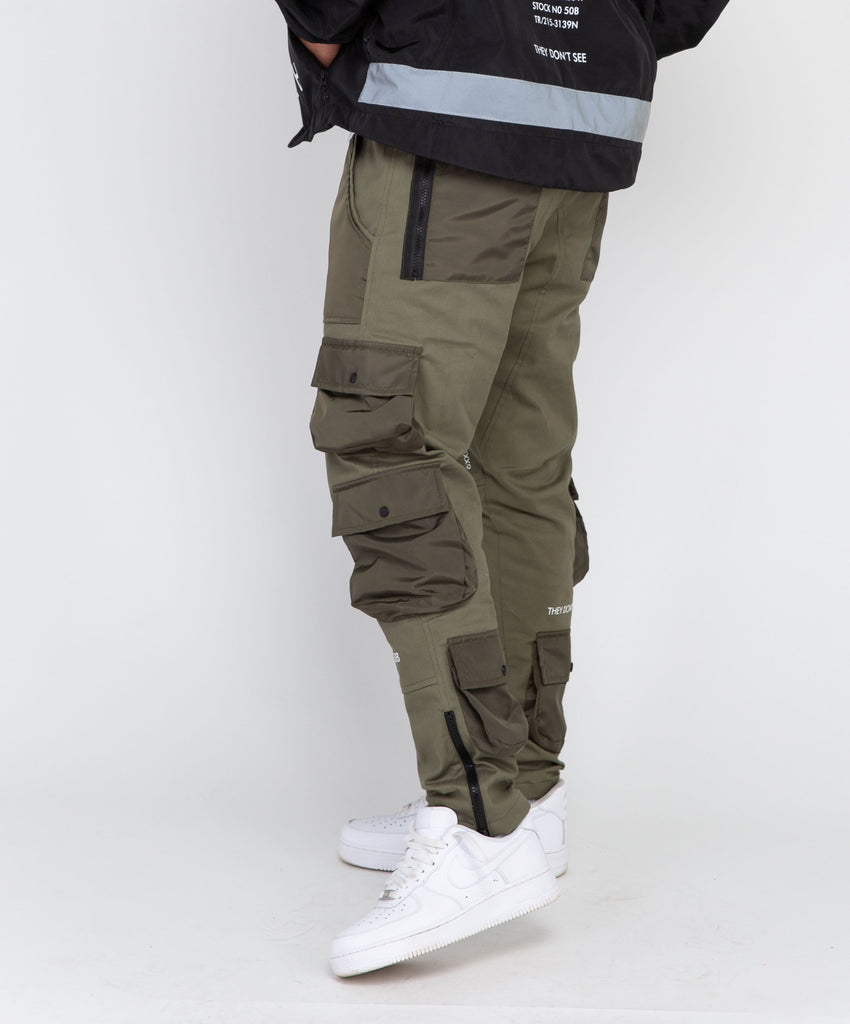 Cargo Pants (Olive green)