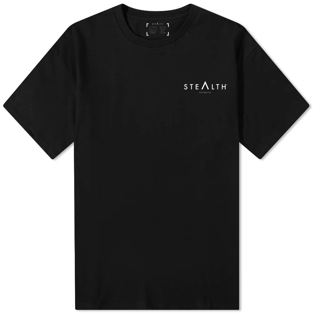 Stealth Logo Tee Shirt (Black)