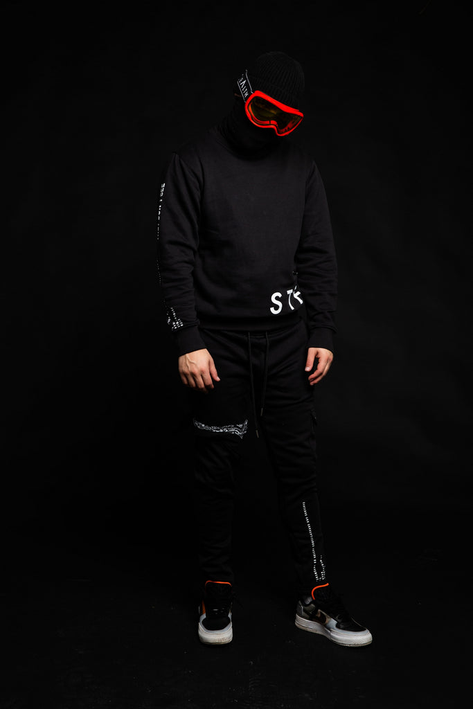 No Side Man Tracksuit (Black)