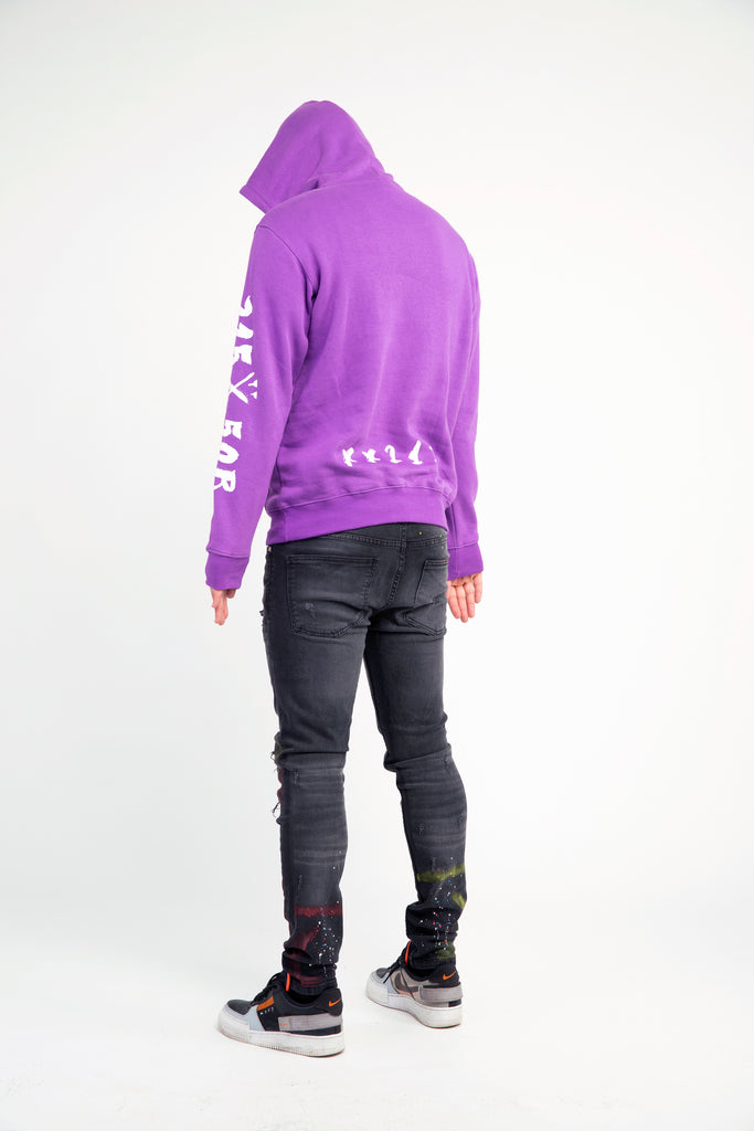 215X50B Hoody (Purple/White)