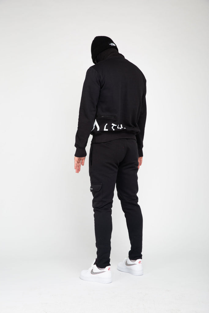 No Side Man Tracksuit (Black)