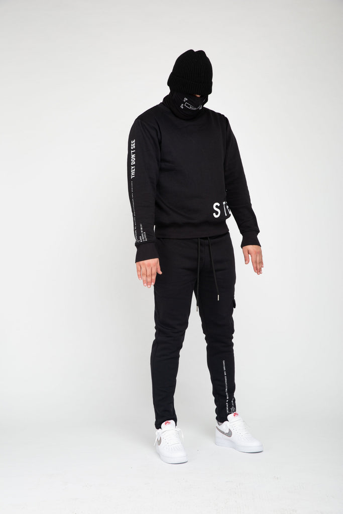 No Side Man Tracksuit (Black)