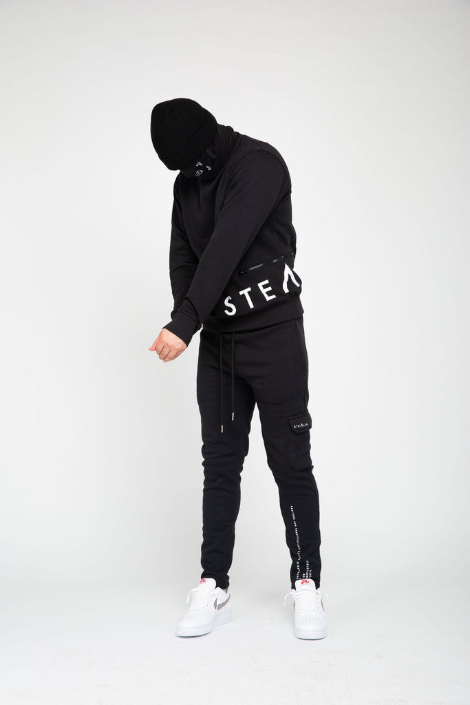 No Side Man Tracksuit (Black)