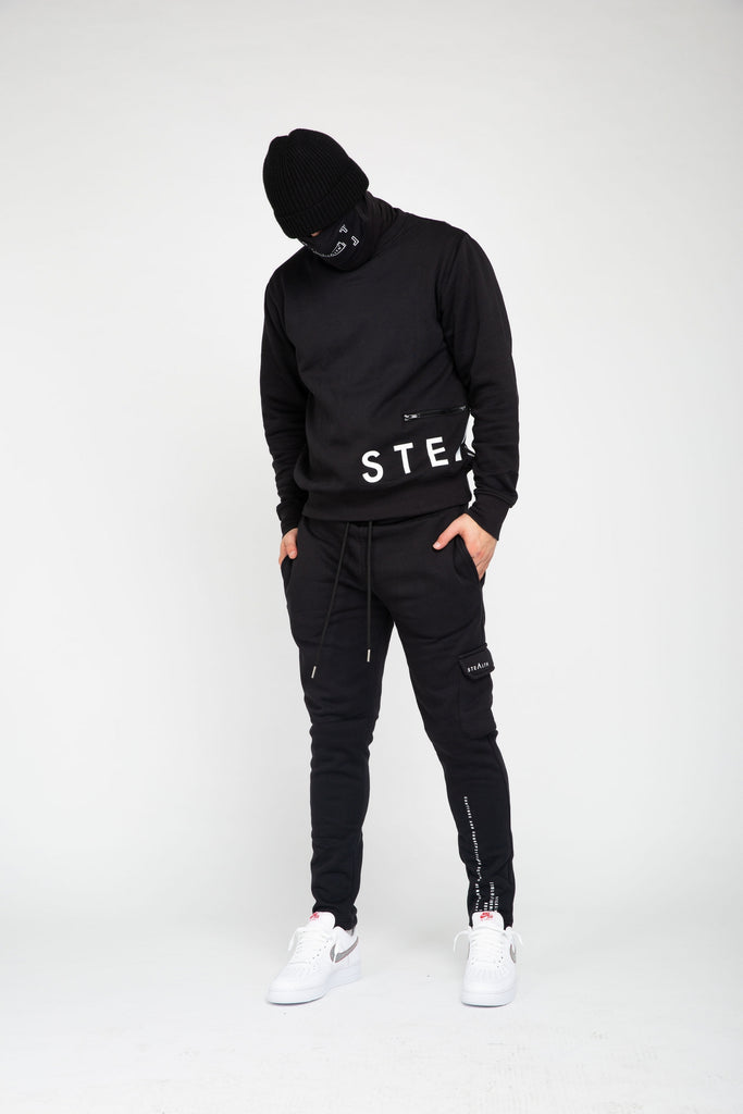 No Side Man Tracksuit (Black)