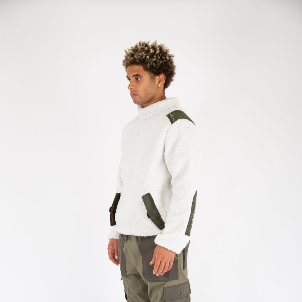 Sherpa Tech Funnel Sweat (Off White)