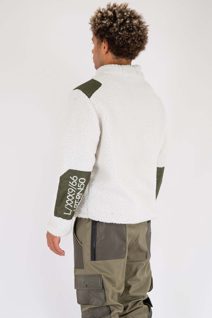 Sherpa Tech Funnel Sweat (Off White)