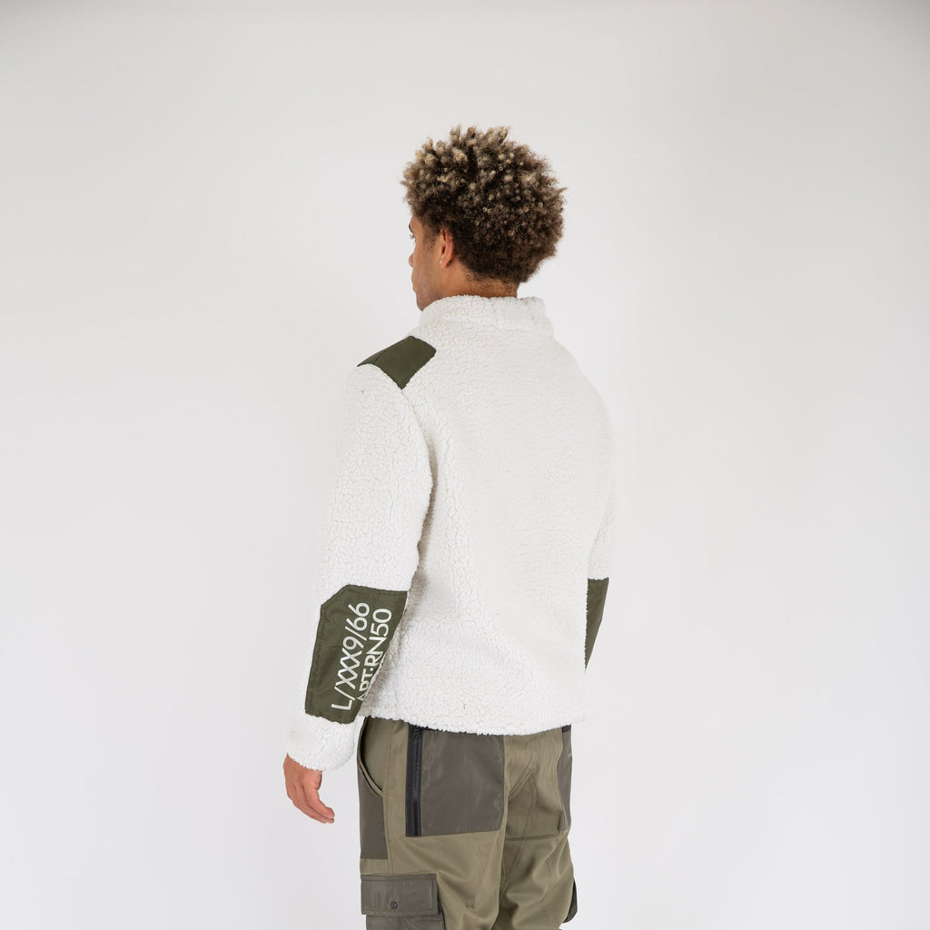 Sherpa Tech Funnel Sweat (Off White)