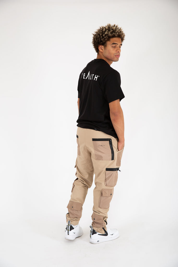 Cargo Pants Beige Stealth London