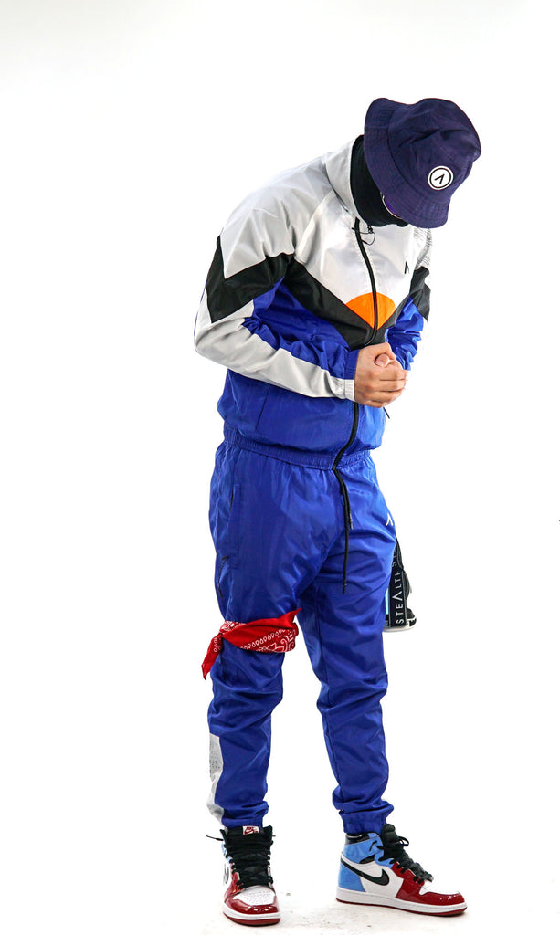 Mclarren Tracksuit (Blue/WhiteOrange)