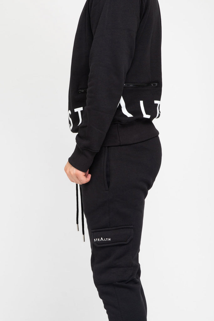 No Side Man Tracksuit (Black)