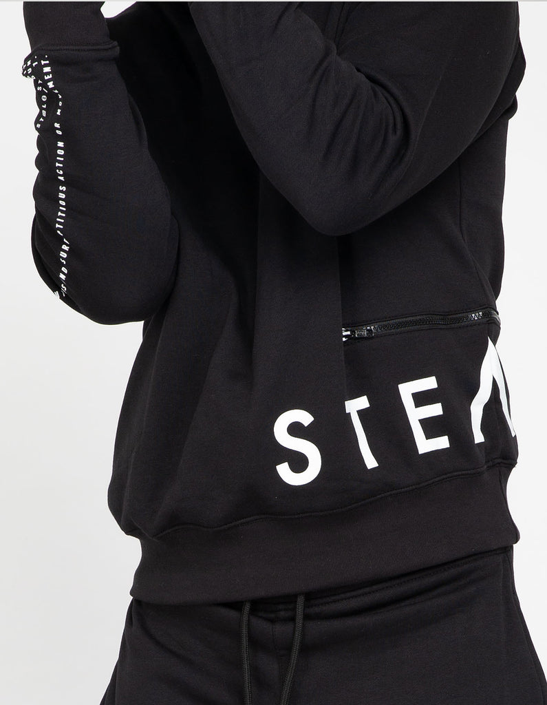 No Side Man Tracksuit (Black)
