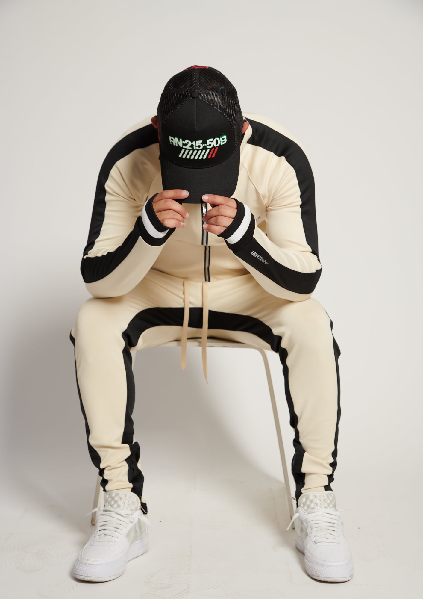 Vulcan Tracksuit (Cream/Black)