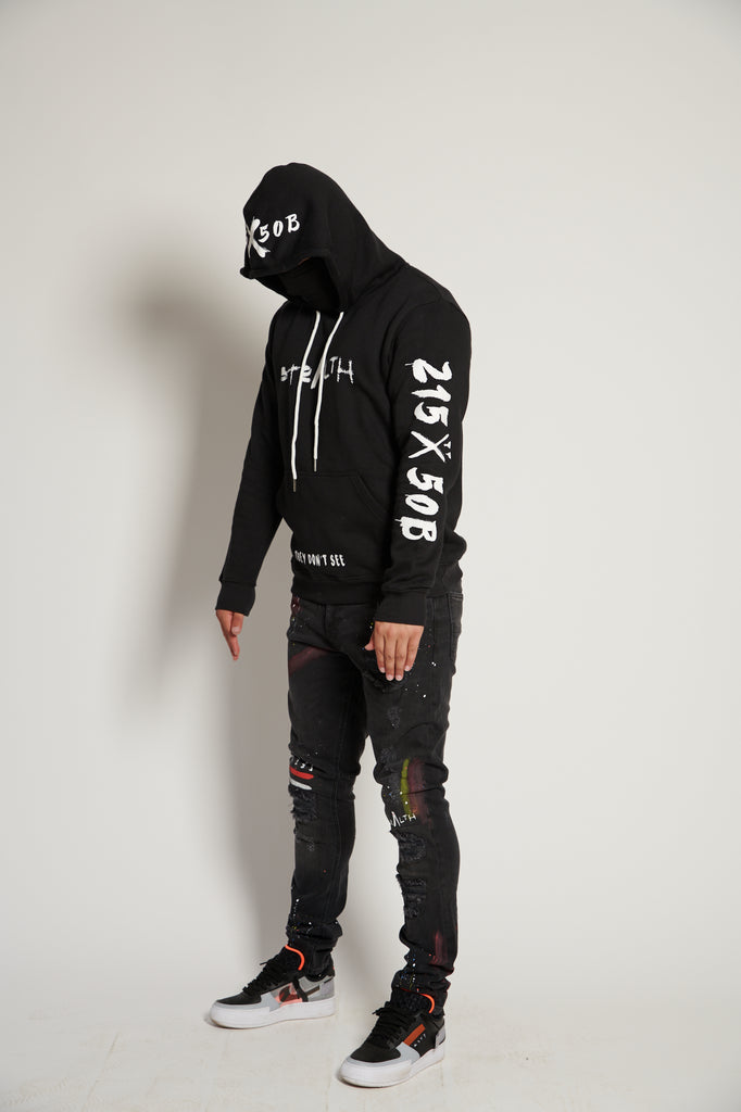 215X50B Hoody (Black White)