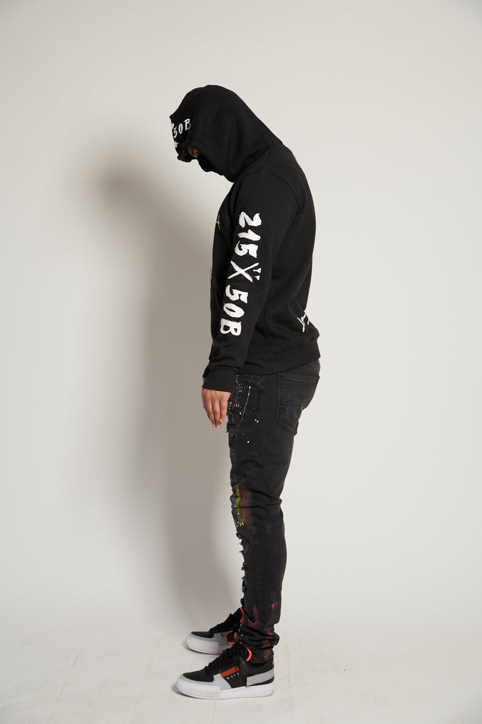 215X50B Hoody (Black White)