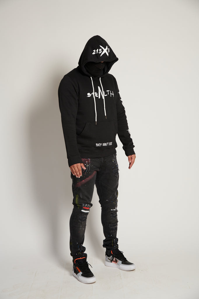 215X50B Hoody (Black White)