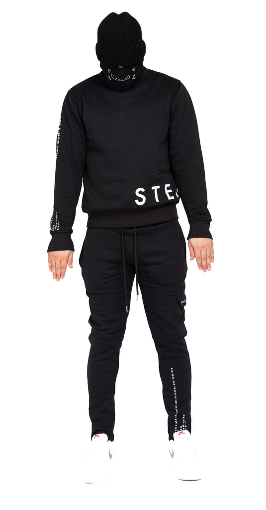 No Side Man Tracksuit (Black)