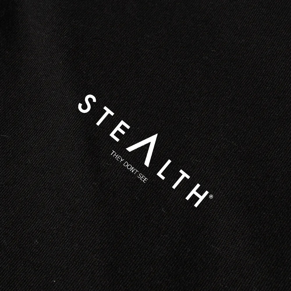 Stealth Logo Tee Shirt (Black)
