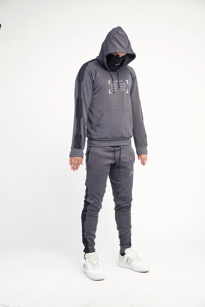 Damage Control Facemask Tracksuit (Charcoal Grey)