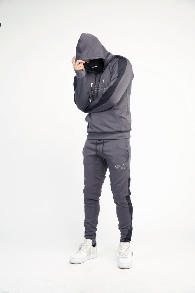 Damage Control Facemask Tracksuit (Charcoal Grey)