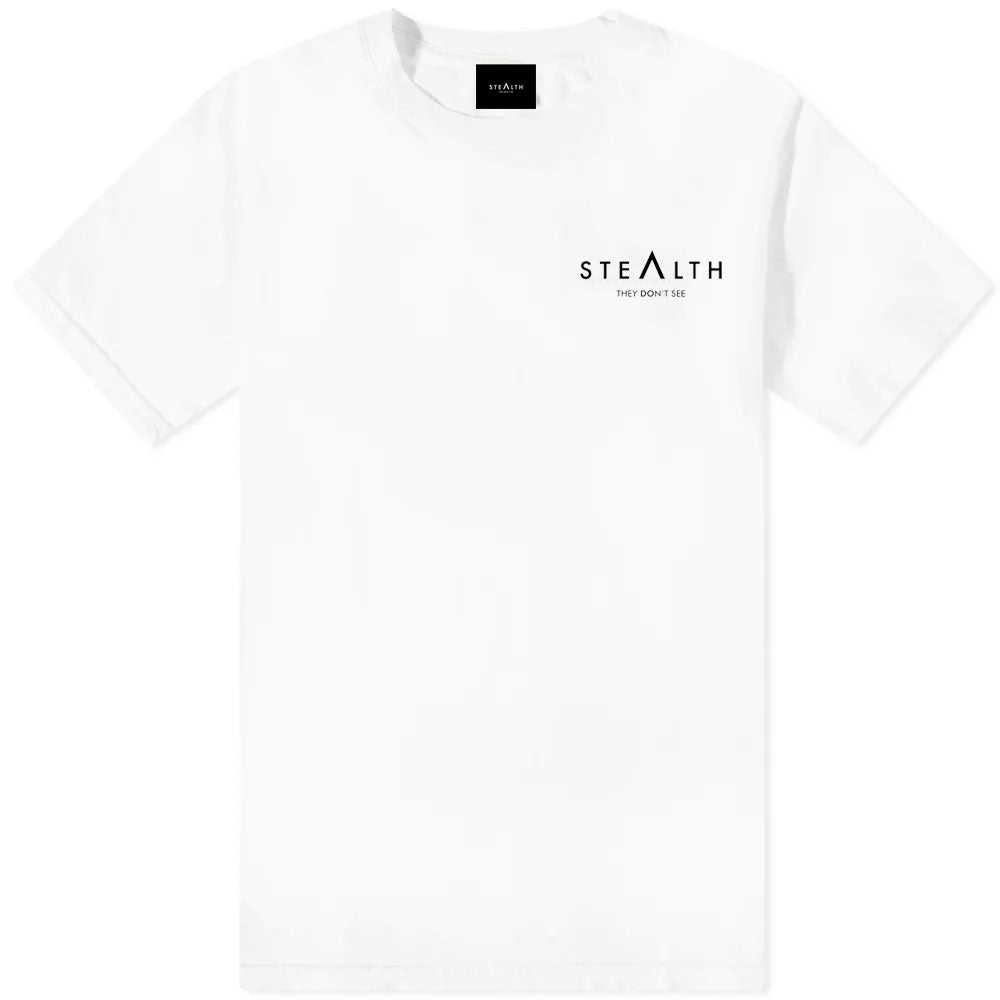 Stealth Logo Tee Shirt (White)