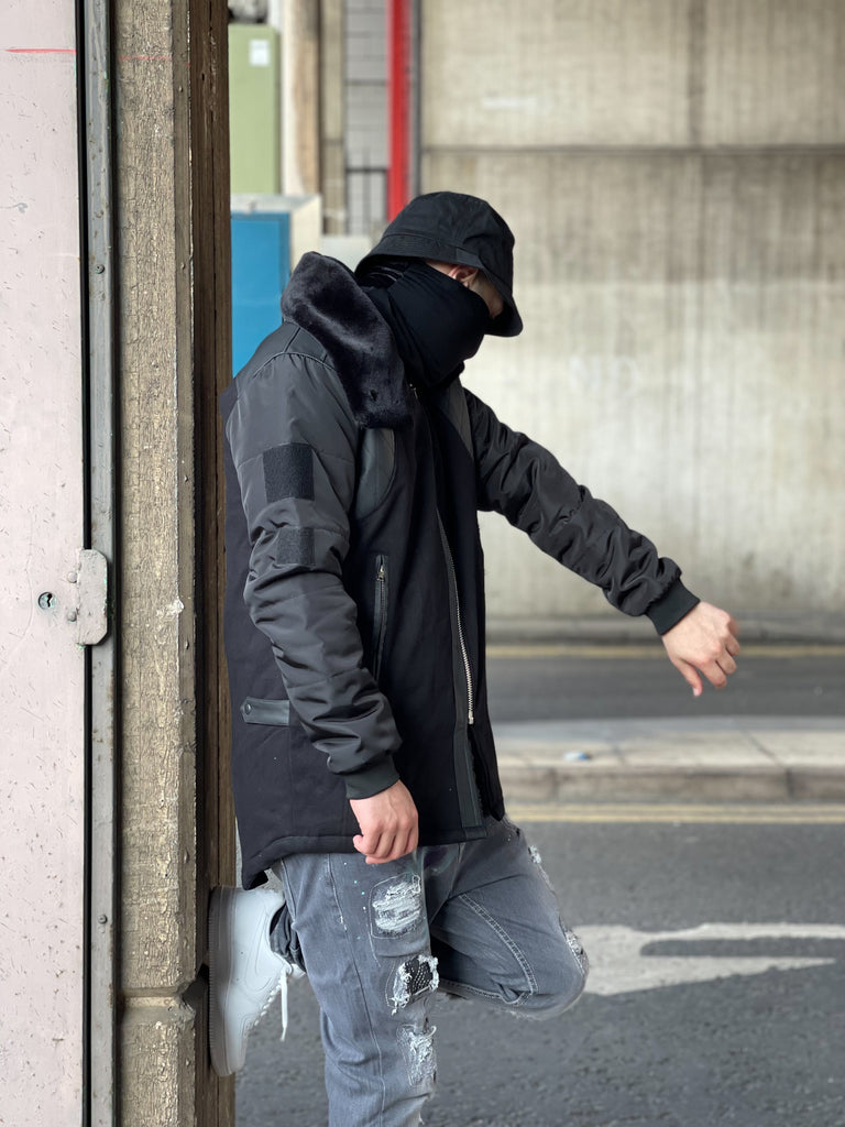 Arctic Long Jacket (Stealth Black)