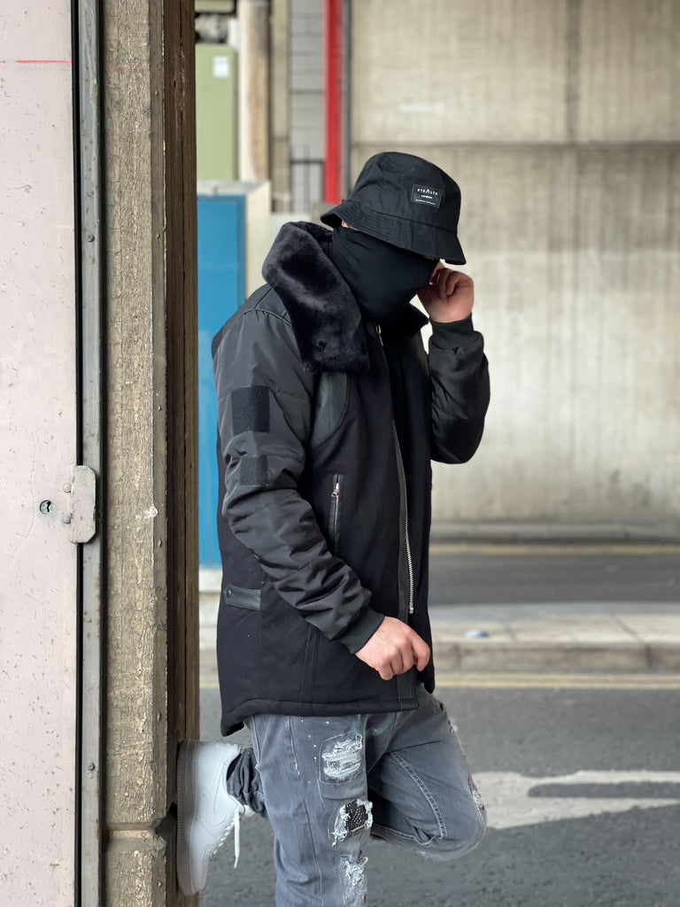 Arctic Long Jacket (Stealth Black)