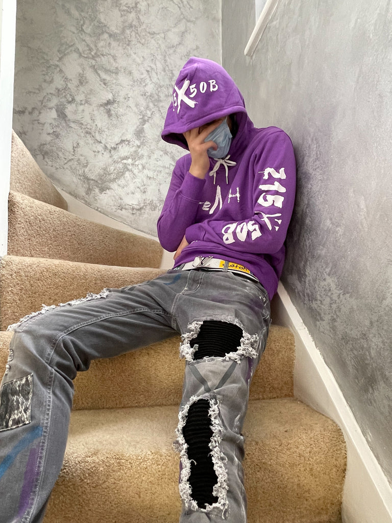 215X50B Hoody (Purple/White)